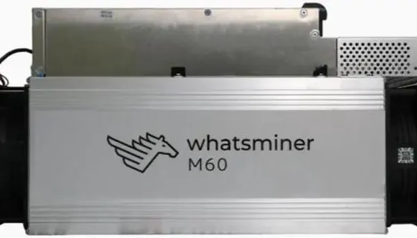 WhatsMiner M60 158TH/s 3182W